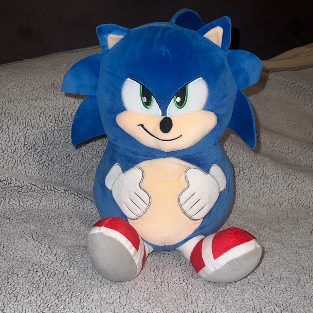 Blue Sonic Plush Toy